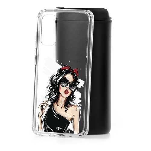 Чехол Samsung Galaxy S20 Kruche Print Фэшн леди в Йота