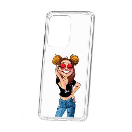 Чехол Samsung Galaxy S20 Ultra Kruche Print Smiling в Йота