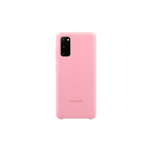 Чехол Samsung Silicone Cover X1 для Galaxy S20 Pink в Йота