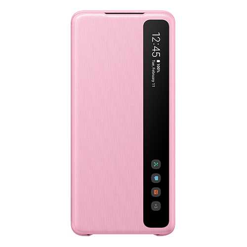 Чехол Samsung Smart Clear View Cover Y2 для Galaxy S20+ Pink в Йота