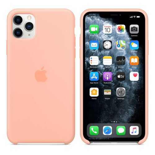 Чехол Silicone Case для Apple iPhone 11 Pro Max Grapefruit (MXW02FE/A) в Йота