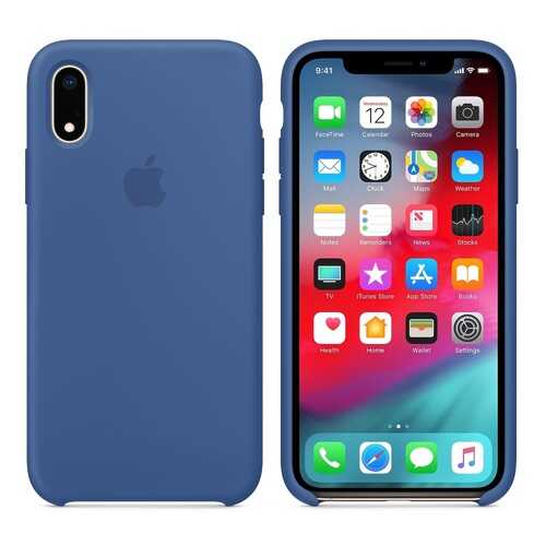 Чехол Silicone Case для Apple iPhone XR Delft Blue (MWV1CFE/A) в Йота