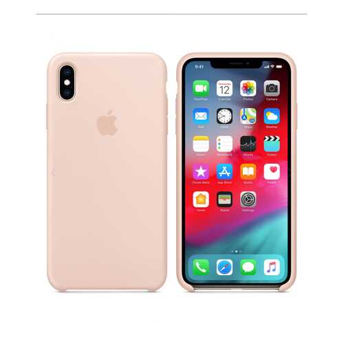 Чехол Silicone Case для Apple iPhone XS Max Pink Sand Pink песок (MWB10FE/A) в Йота