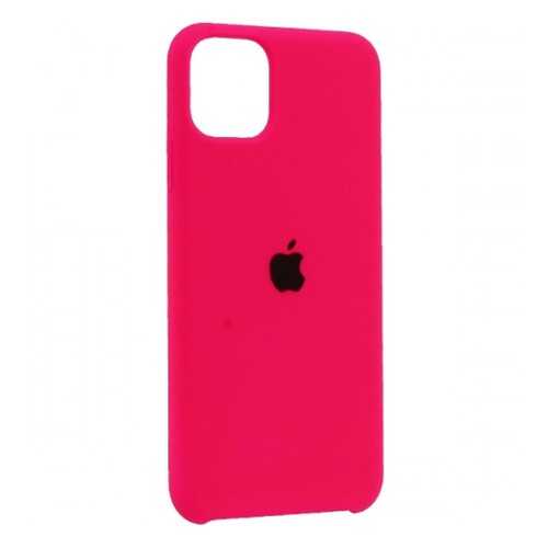 Чехол Silicone Case Lux для iPhone 11Pro Max Кислотно-розовый в Йота