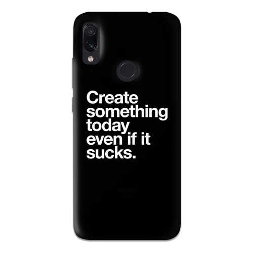 Чехол СМАКС Create something today для Xiaomi Redmi Note 7 в Йота