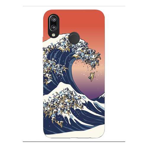 Чехол СМАКС The Great Wave of Pug для Huawei P20 Lite (2018) в Йота