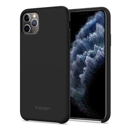 Чехол Spigen Silicone Fit 077CS27226 для iPhone 11 Pro Black в Йота