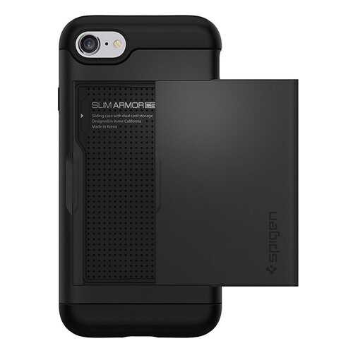 Чехол-визитница Spigen Slim Armor CS для Apple iPhone 7/8 Black (042CS20455) в Йота