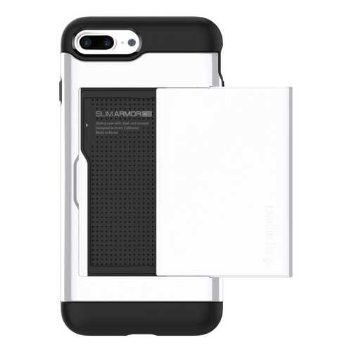 Чехол-визитница Spigen Slim Armor CS для iPhone 7 Plus/8 Plus Jet White (043CS21044) в Йота