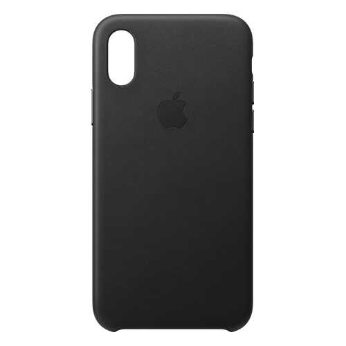 Кейс для iPhone Apple Leather XS кожаный черный MRWM2ZM/A в Йота