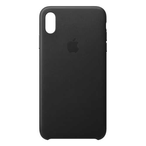 Кейс для iPhone Apple Leather XS Max кожаный черный MRWT2ZM/A в Йота