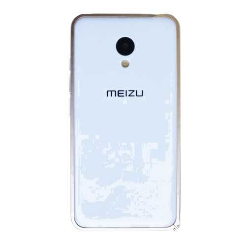 Металлический округлый бампер на пряжке для Meizu M3 / M3 mini / M3s (Золотой) в Йота