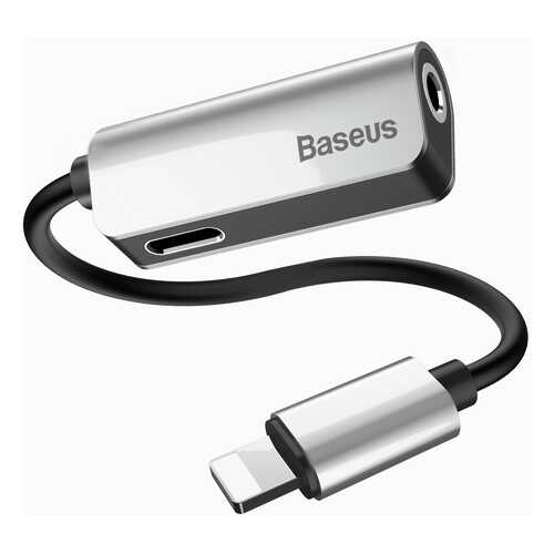 Аудио-переходник Baseus L32 IP Male to 3.5mm-IP Female Adapter Silver в Йота