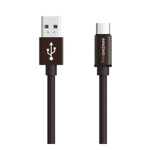 Кабель Amazingthing SupremeLink Ultimate Speed USB-Type-C Bronze 1m 3A в Йота