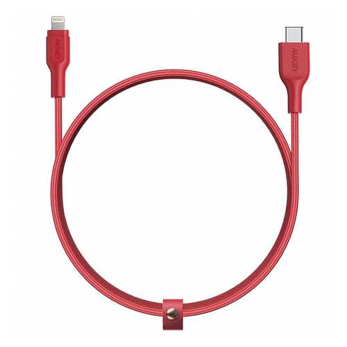 Кабель Aukey Braided Nylon USB-C to Lightning 2m Red (CB-CL2) в Йота