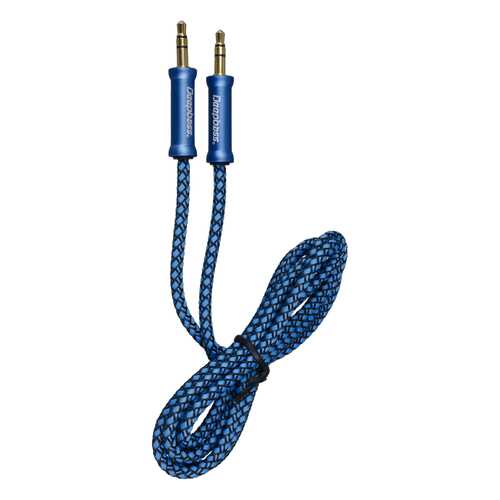 Кабель AUX AC323 Deepbass 3.5mm Плетеный Blue в Йота