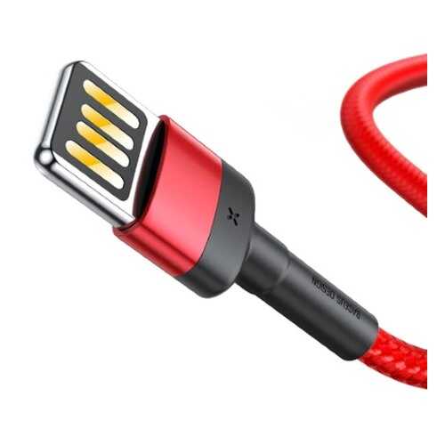 Кабель Baseus Cafule Cable Lightning 1m Red/Black/Red в Йота