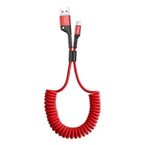 Кабель Baseus Fish Eye Spring Lightning 1m Red в Йота