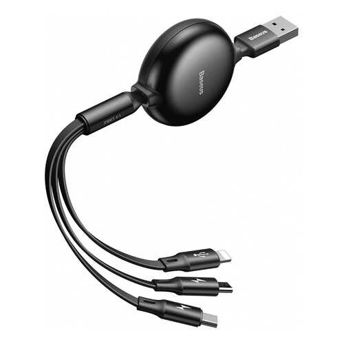 Кабель Baseus Little Octopus Lightning 1,2м Black (CAMLT-ZY01) в Йота