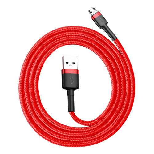 Кабель Baseus microUSB 1m Red/Black/Red в Йота