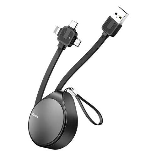 Кабель Baseus Waterdrop three-in-one scaling Cable 1.5m Grey в Йота