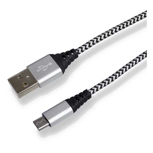 Кабель Navitoch JL-M044 microUSB 2A 1.8 м Black/White в Йота