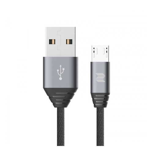 Кабель ROCK M5 Metal microUSB 1м Black в Йота