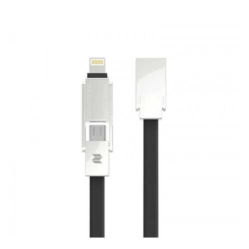 Кабель ROCK M7 Metal Lightning/microUSB 1м Black в Йота