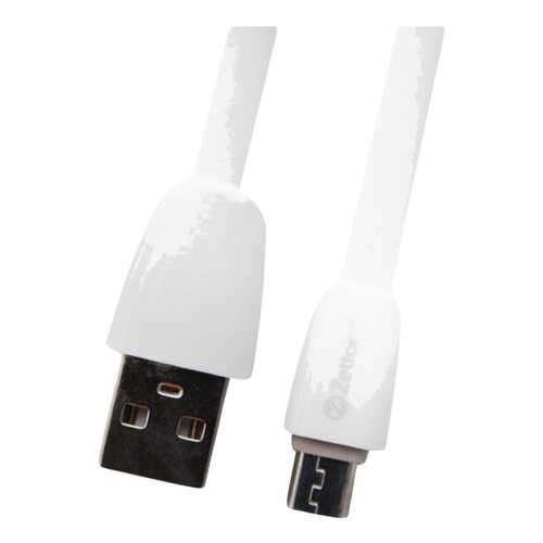 Кабель Zetton microUSB 1м White (ZTUSBFGTWEMC) в Йота