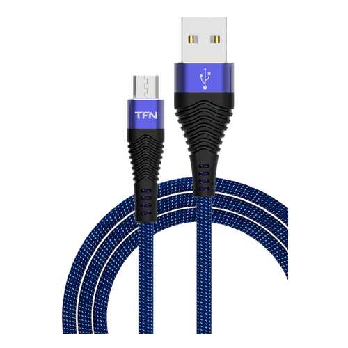 TFN кабель microUSB forza 1.0m blue-blc в Йота