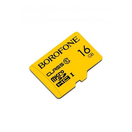 Карта памяти Borofone 16GB microSD Card Class 10 Yellow в Йота