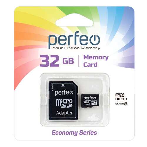 Карта памяти Perfeo microSD 32GB High-Capacity (Class 10) economy series в Йота