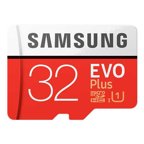 Карта памяти Samsung Micro SDHC EVO Plus MB-MC32GA/RU 32GB в Йота