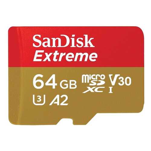 Карта памяти SanDisk Micro SDXC Extreme SDSQXA2-064G-GN6AA 64GB в Йота