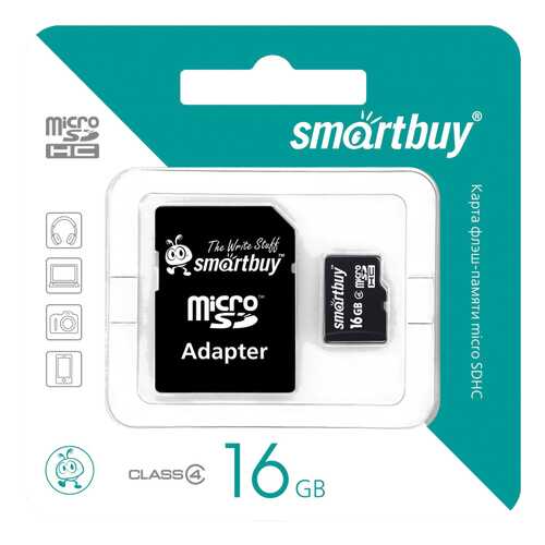 Карта памяти SmartBuy Micro SDHC SB16GBSDCL4 16GB в Йота