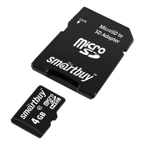 Карта памяти SmartBuy Micro SDHC SB4GBSDCL10-01 4GB в Йота