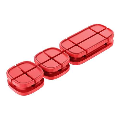 Держатель Baseus Cross Peas Cable Clip Red в Йота