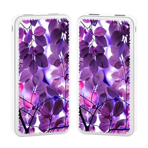 Внешний аккумулятор КRUЧЕ Power Bank 20000 mAh Print Purple leaves в Йота