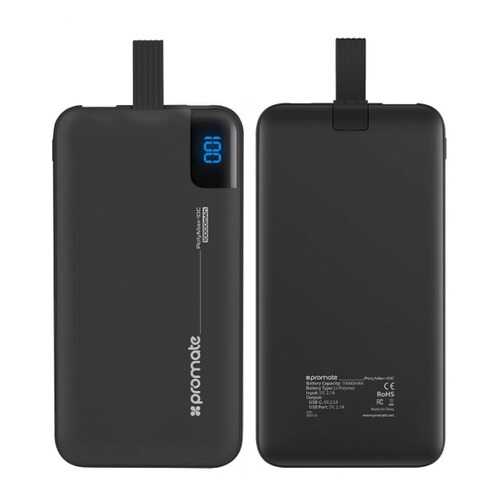 Внешний аккумулятор Promate PolyMax-10C 10000mAh Black в Йота