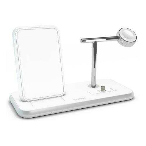 Беспроводное зарядное устройство Zens Stand Dock Watch Wireless Charger White в Йота