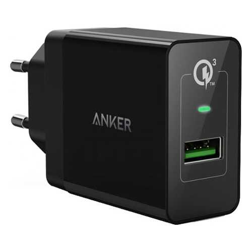 Сетевое зарядное устройство Anker PowerPort+ 1 with Quick Charge 3.0 EU Black в Йота