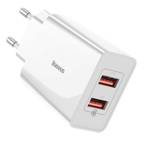 Сетевое зарядное устройство Baseus Speed Mini QC3.0 2USB 3A White в Йота