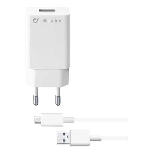 Сетевое зарядное устройство Cellular Line 10W MICRO USB SAMSUNG White в Йота