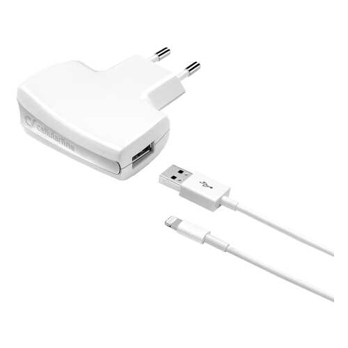 Сетевое зарядное устройство Cellular Line USB Charger Compact Kit ACHUSBMFIIPH5W 1А White в Йота