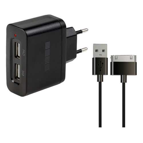 Сетевое зарядное устройство InterStep 2 USB 2A Black в Йота