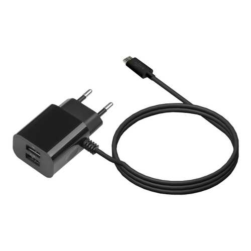 Сетевое зарядное устройство Jet.A UC-S14 2 USB 2,1A Black в Йота