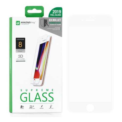 Защитное стекло AMAZINGthing SupremeGlass Extra Hard 3D White 0.3mm для Apple iPhone 7 в Йота