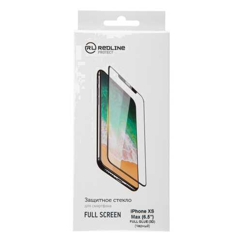 Защитное стекло для смартфона Red Line для iPhone XS Max (6.5''), FScr.(3D) TG FG Black в Йота