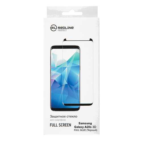 Защитное стекло для смартфона Red Line для Samsung Galaxy A20s, FScreen(3D) TG FG Black в Йота