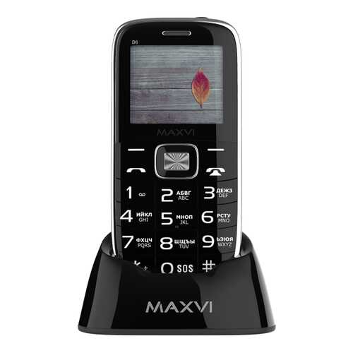 Мобильные телефон Maxvi B6 Black в Йота